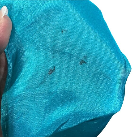 Mori Lee Strapless Ball Gown 3/4 Blue Sweetheart Neckline Sparkly Mermaid Corset - Picture 8 of 15